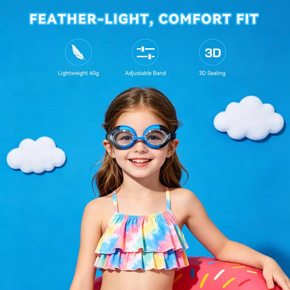 Kids Clear Vision Swimming Goggles