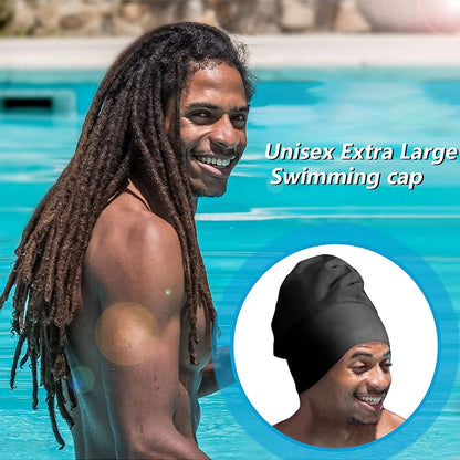 Soft, Comfortable Adult Swimming Cap for Thick Hair