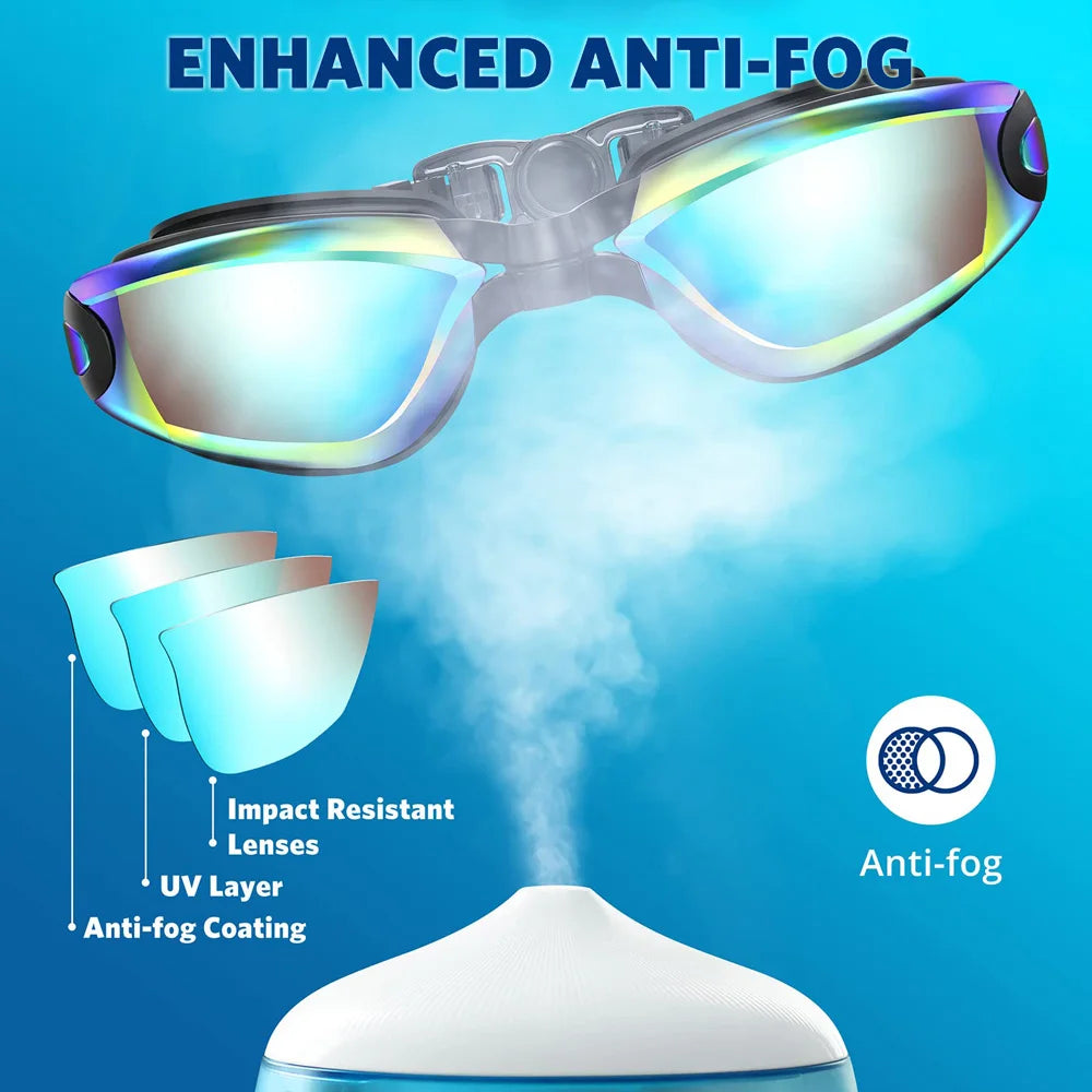 Professional Anti-Fog Swimming Goggles