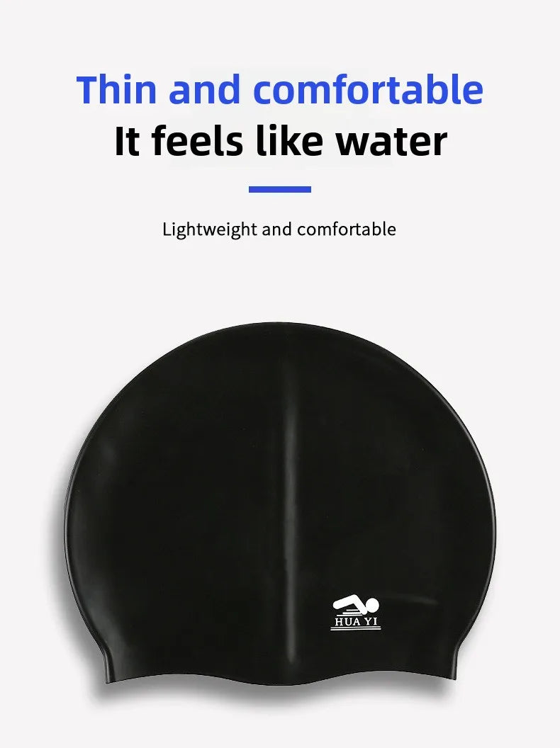 Premium Silicone Swimming Cap for Men & Women