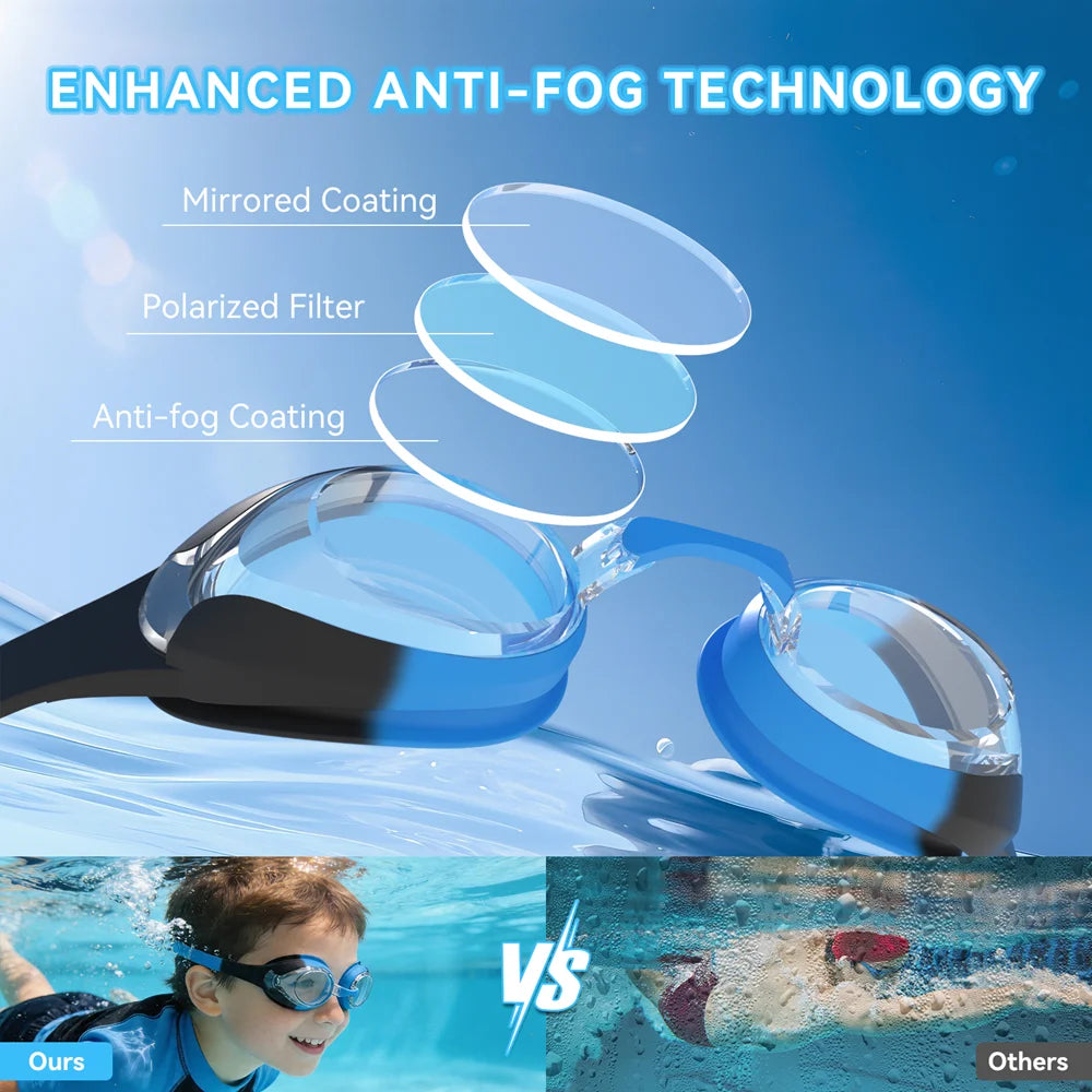 Kids Clear Vision Swimming Goggles