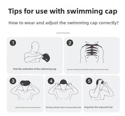 Premium Silicone Swimming Cap for Men & Women