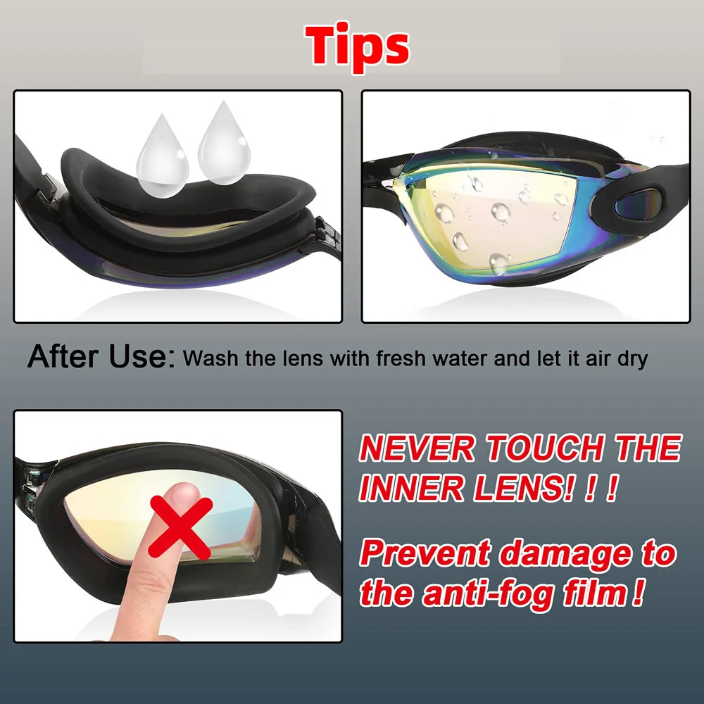 Professional Anti-Fog Swimming Goggles