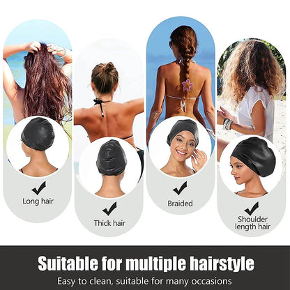 Soft, Comfortable Adult Swimming Cap for Thick Hair