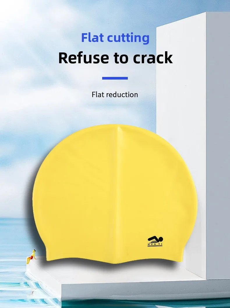 Premium Silicone Swimming Cap for Men & Women