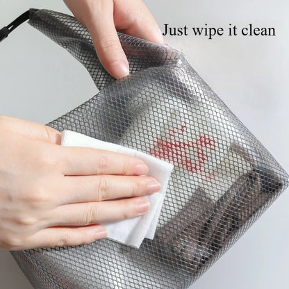 Waterproof Mesh Shower Caddy Tote – Portable Toiletry Organizer for Gym, Beach, Pool & Travel