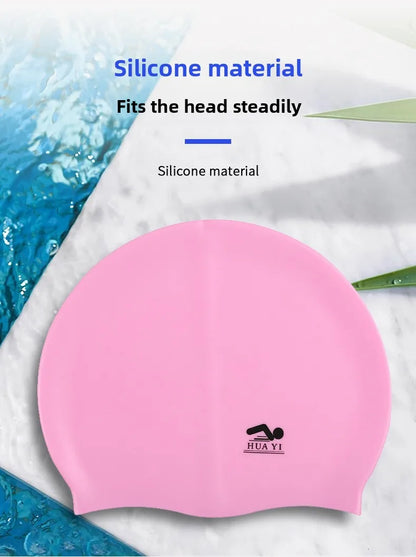 Premium Silicone Swimming Cap for Men & Women
