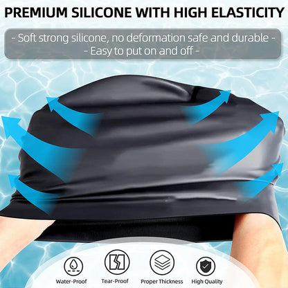 Soft, Comfortable Adult Swimming Cap for Thick Hair