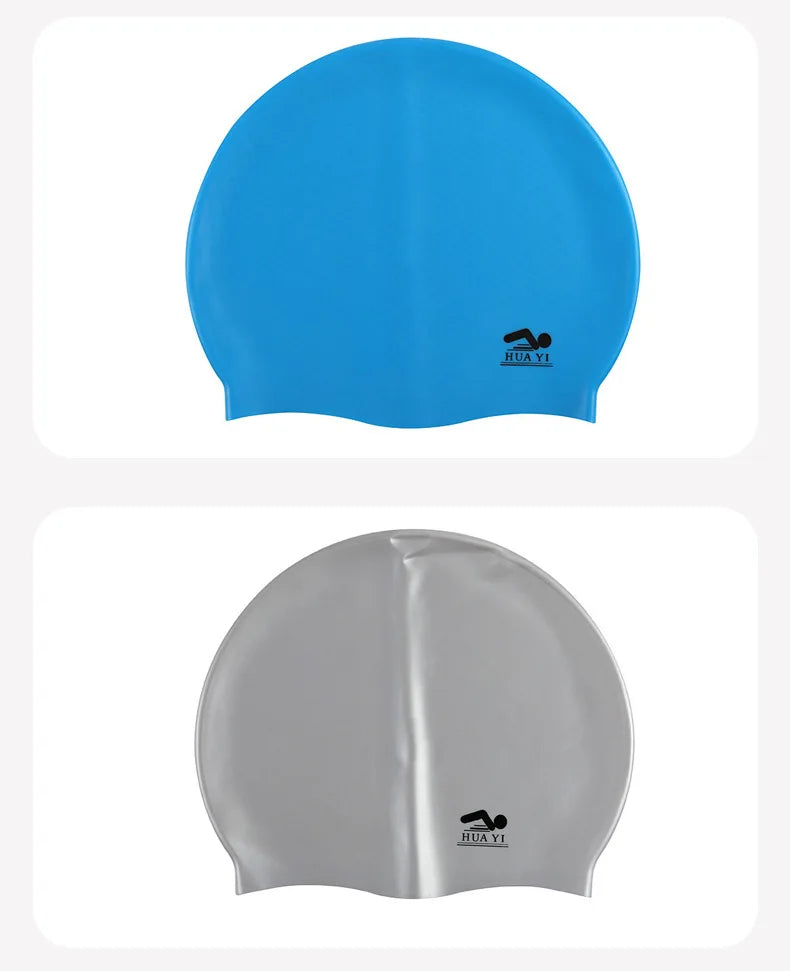 Premium Silicone Swimming Cap for Men & Women