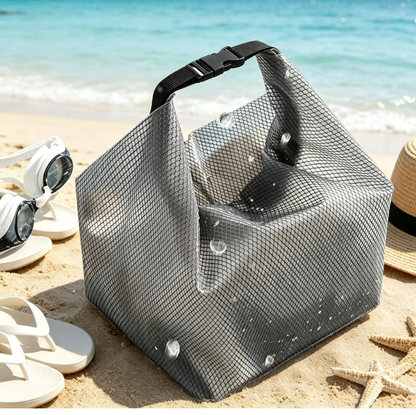 Waterproof Mesh Shower Caddy Tote – Portable Toiletry Organizer for Gym, Beach, Pool & Travel