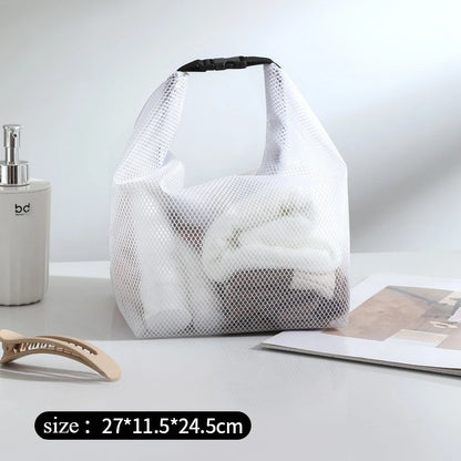 Waterproof Mesh Shower Caddy Tote – Portable Toiletry Organizer for Gym, Beach, Pool & Travel
